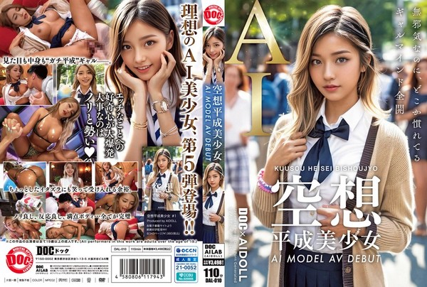 [DAL-010] 空想平成美少女 AI MODEL AV DEBUT